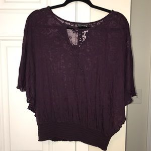 Express M Purple Coverup